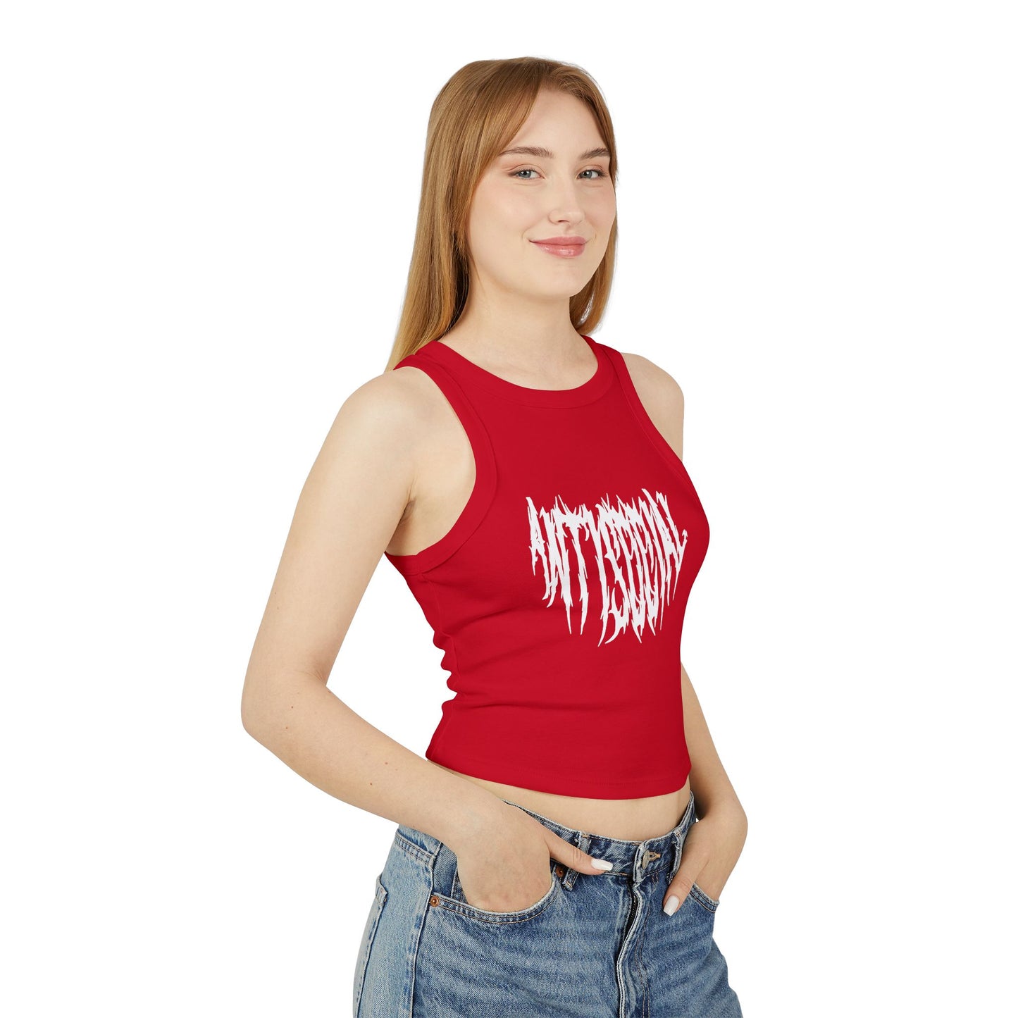 Anti Social Classic Women's Racer Tank Top