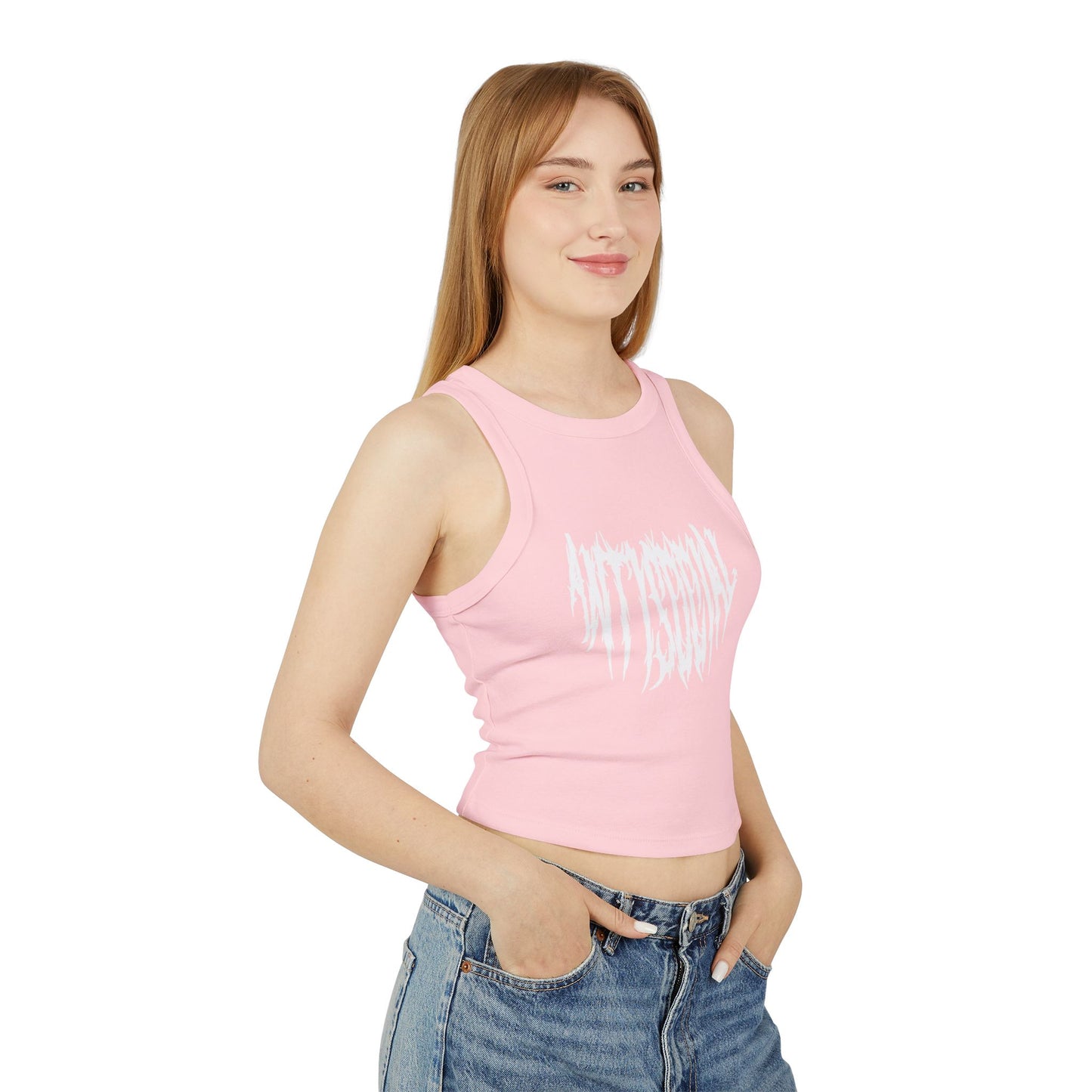 Anti Social Classic Women's Racer Tank Top