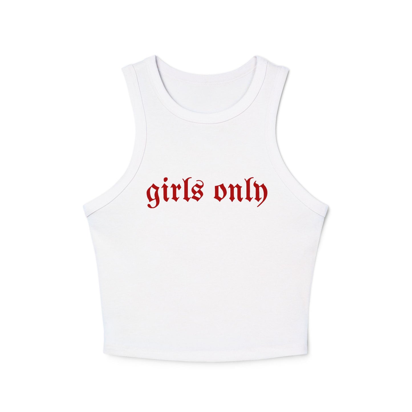 Girls Only Women's Racer Tank Top