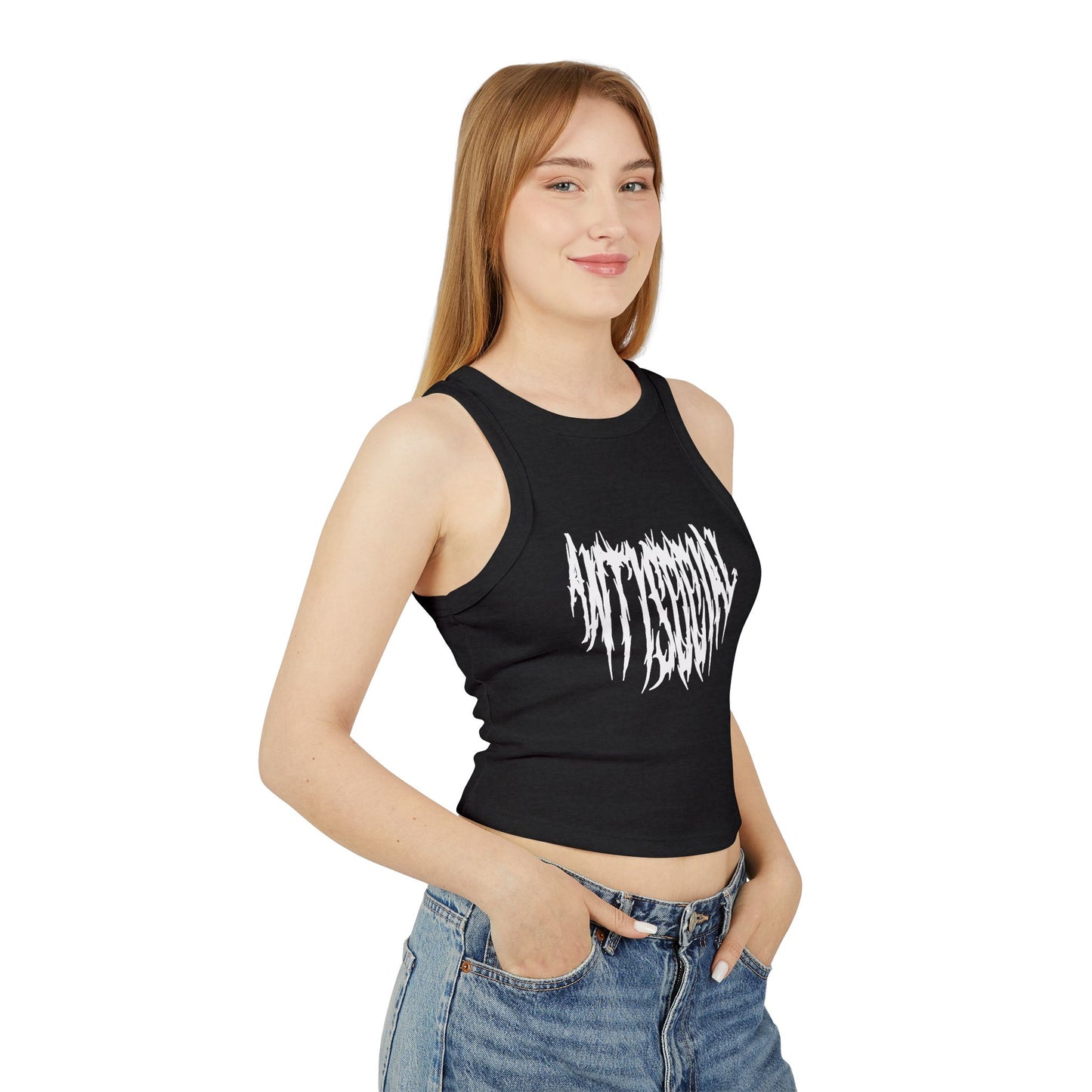 Anti Social Classic Women's Racer Tank Top