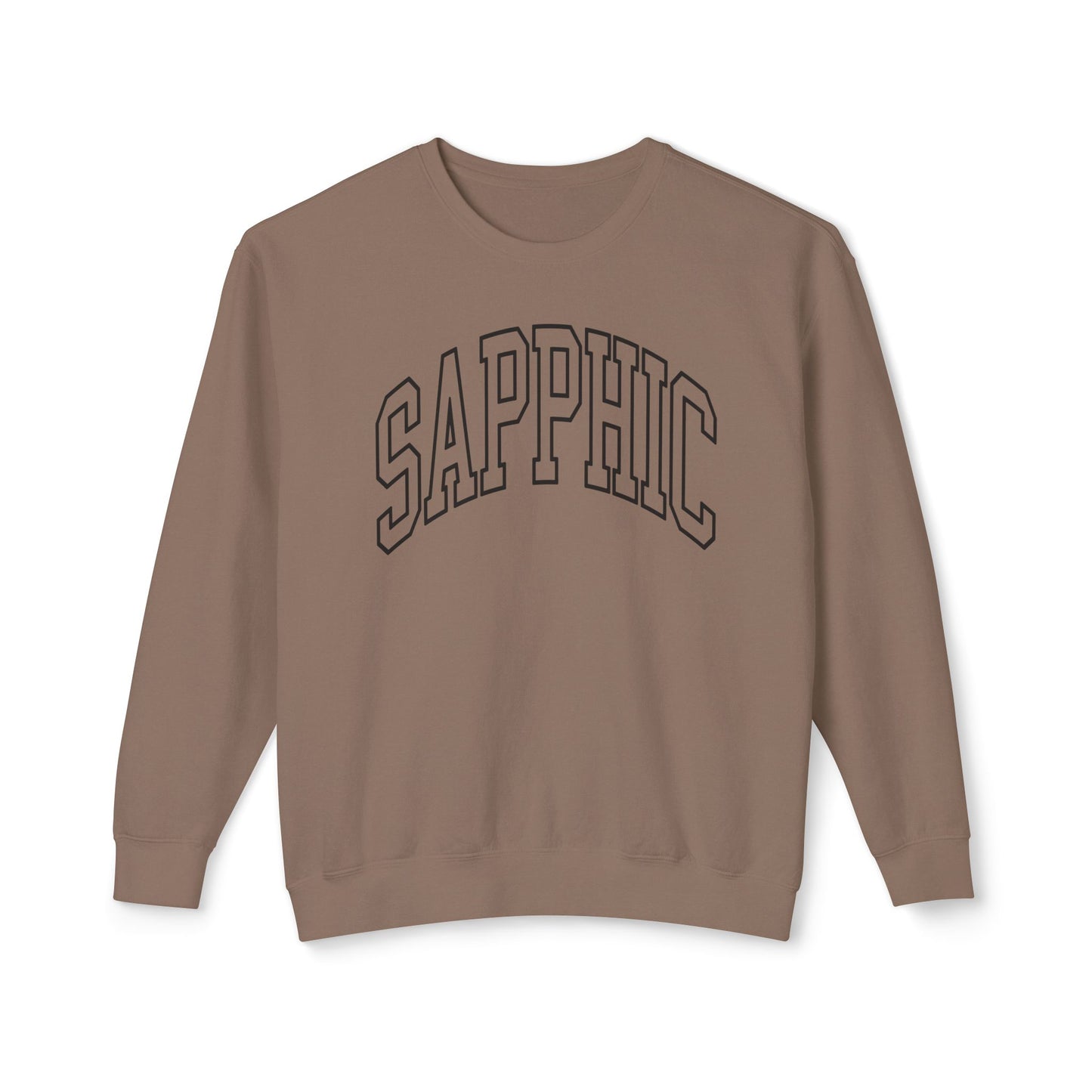 Sapphic Sweatshirt Comfy Unisex Lightweight Crewneck Sweater