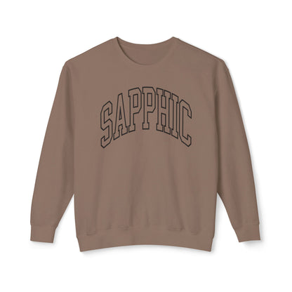 Sapphic Sweatshirt Comfy Unisex Lightweight Crewneck Sweater
