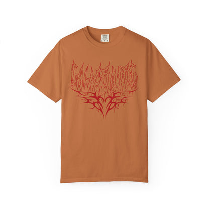 Lover Girl shirt Heart Metal Red Funny T-shirt for men or women