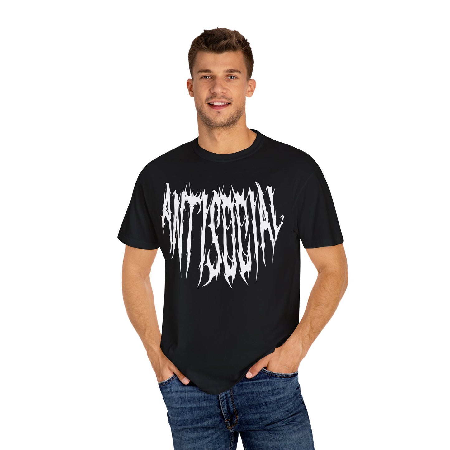 Anti Social shirt Metal T-shirt for men or women
