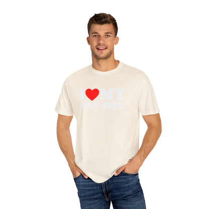I Love My Gay Dog shirt Heart Funny T-shirt for men or women