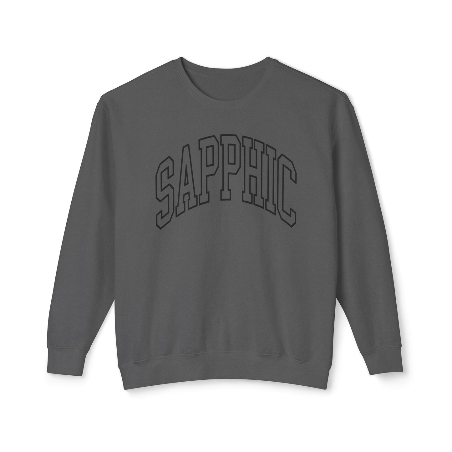 Sapphic Sweatshirt Comfy Unisex Lightweight Crewneck Sweater