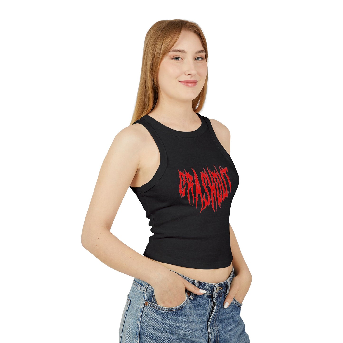 Crashout Racer Tank Top Lovergirl Y2k