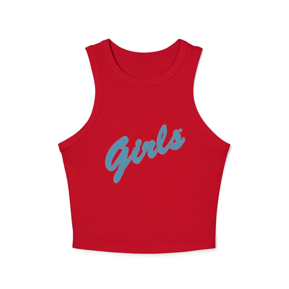 Girls in Blue Women's Racer Tank Top
