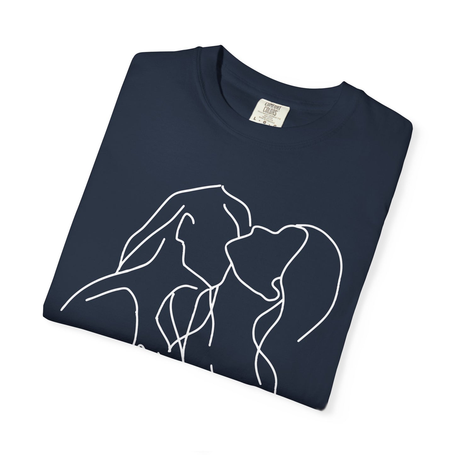 Lesbian Minimal Line art for Women Line Art Kiss shirt Kiss Women T-shirt for women