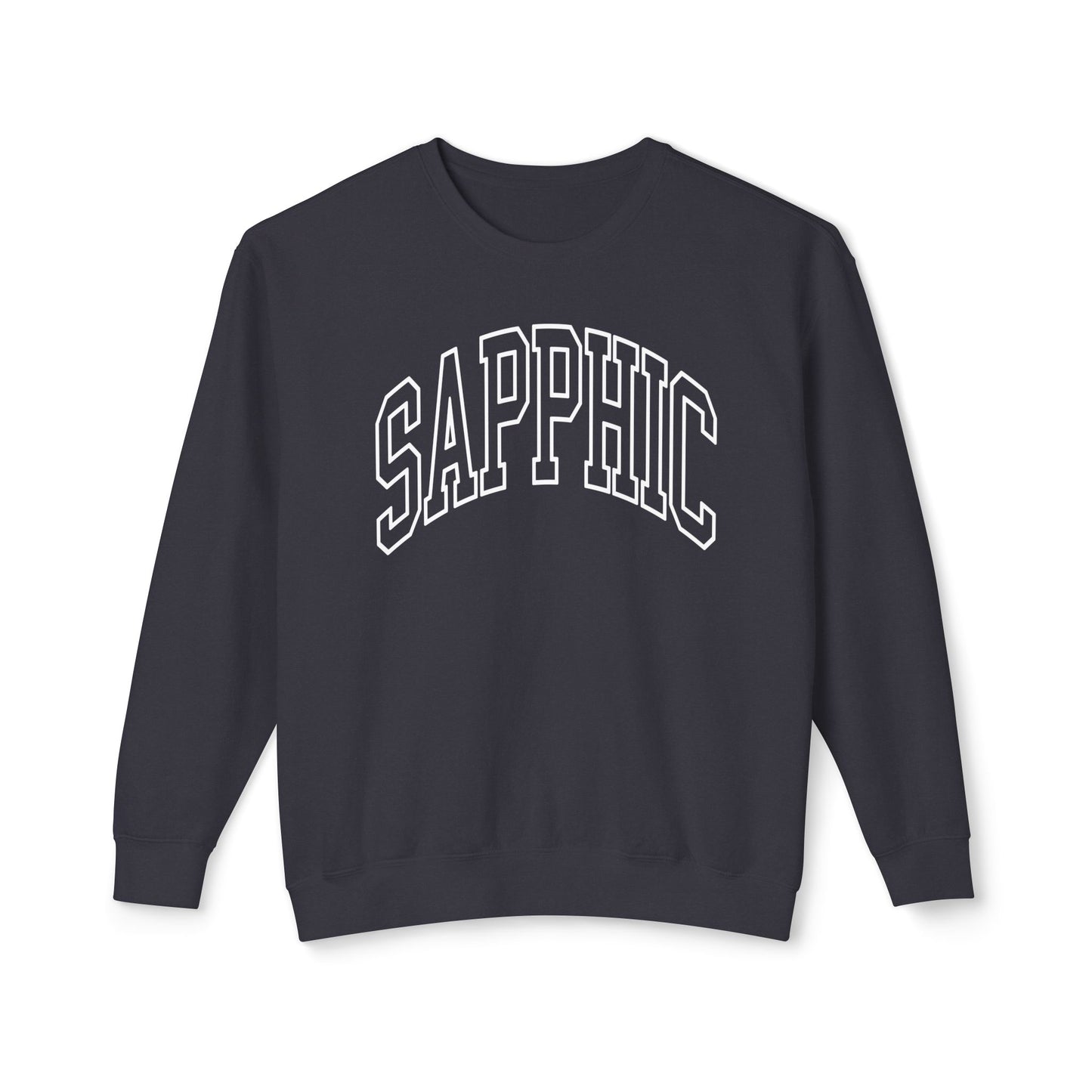 Sapphic Sweatshirt Comfy Unisex Lightweight Crewneck Sweater