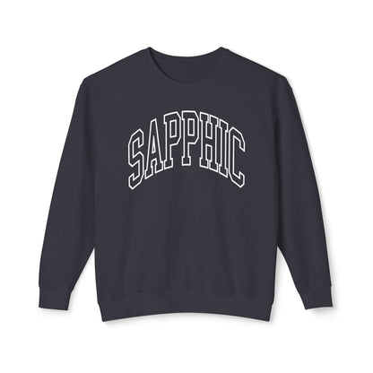 Sapphic Sweatshirt Comfy Unisex Lightweight Crewneck Sweater