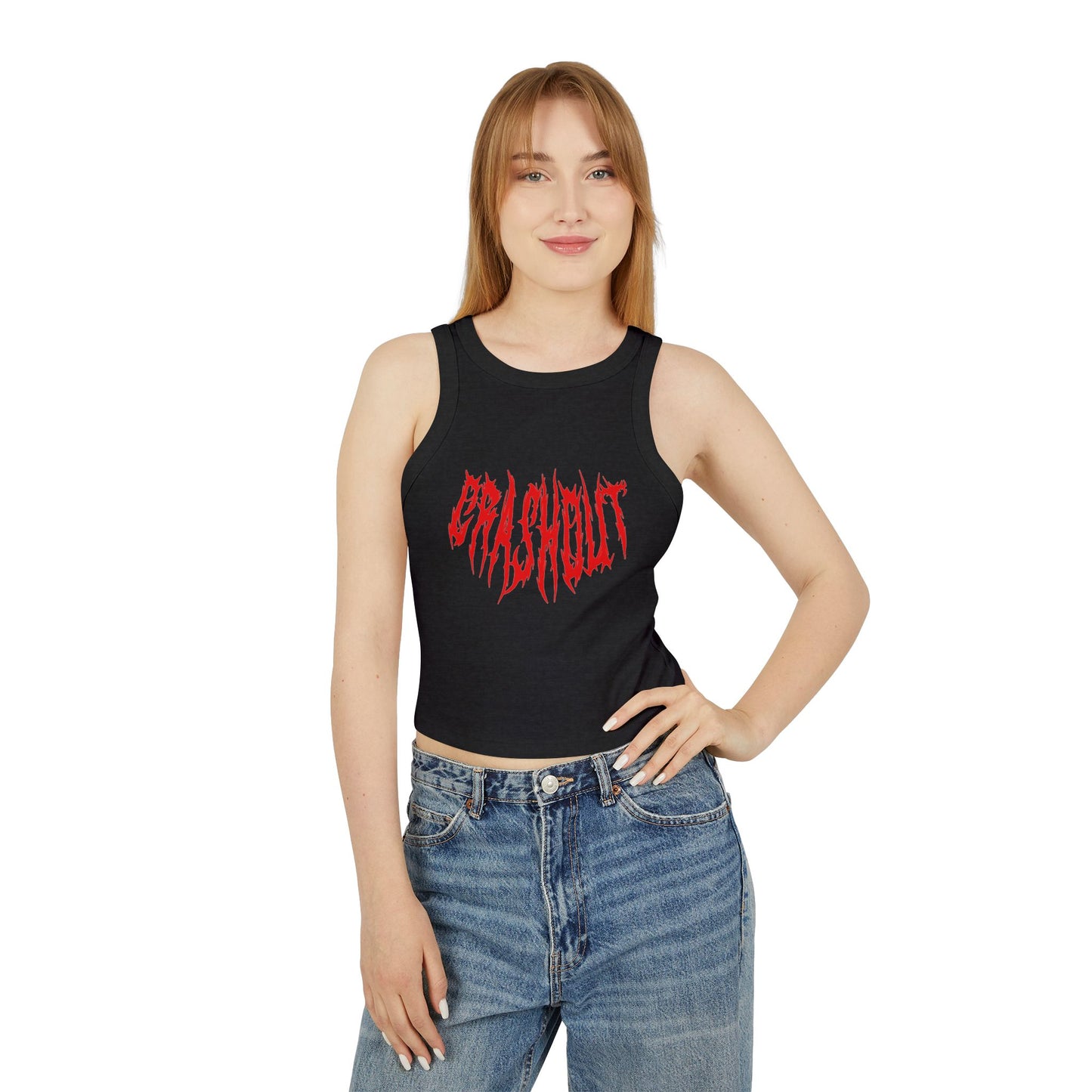 Crashout Racer Tank Top Lovergirl Y2k