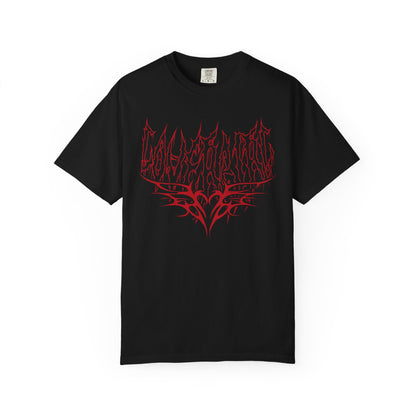 Lover Girl shirt Heart Metal Red Funny T-shirt for men or women