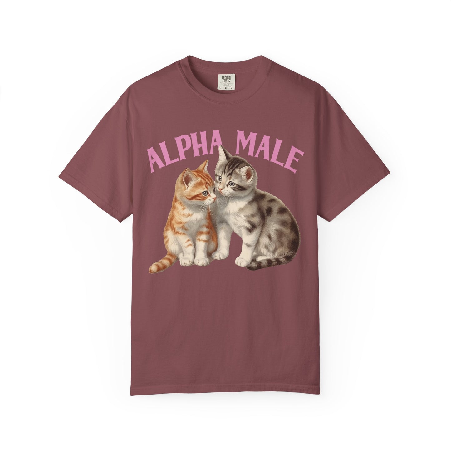 Alpha Cat Male Ironic Funny Kitten shirt Y2K Humor Kittens T-shirt for men or women
