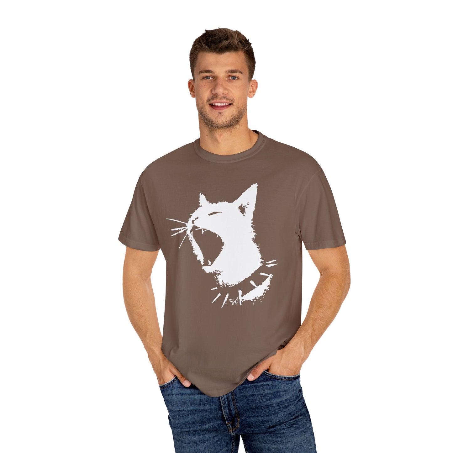 Punk Cat shirt Funny Gym T-shirt for men or women
