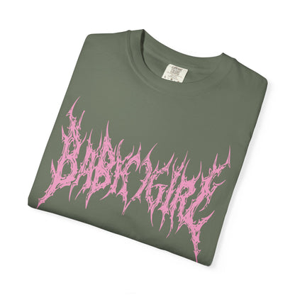 Baby Girl shirt Heart Metal Funny T-shirt for men or women