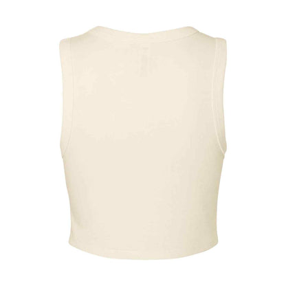 Girls Only in Black Women's Micro Rib Muscle Crop Tank