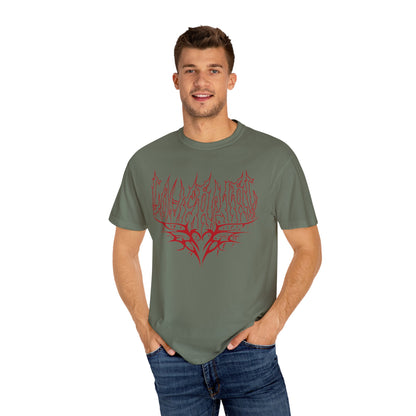 Lover Girl shirt Heart Metal Red Funny T-shirt for men or women