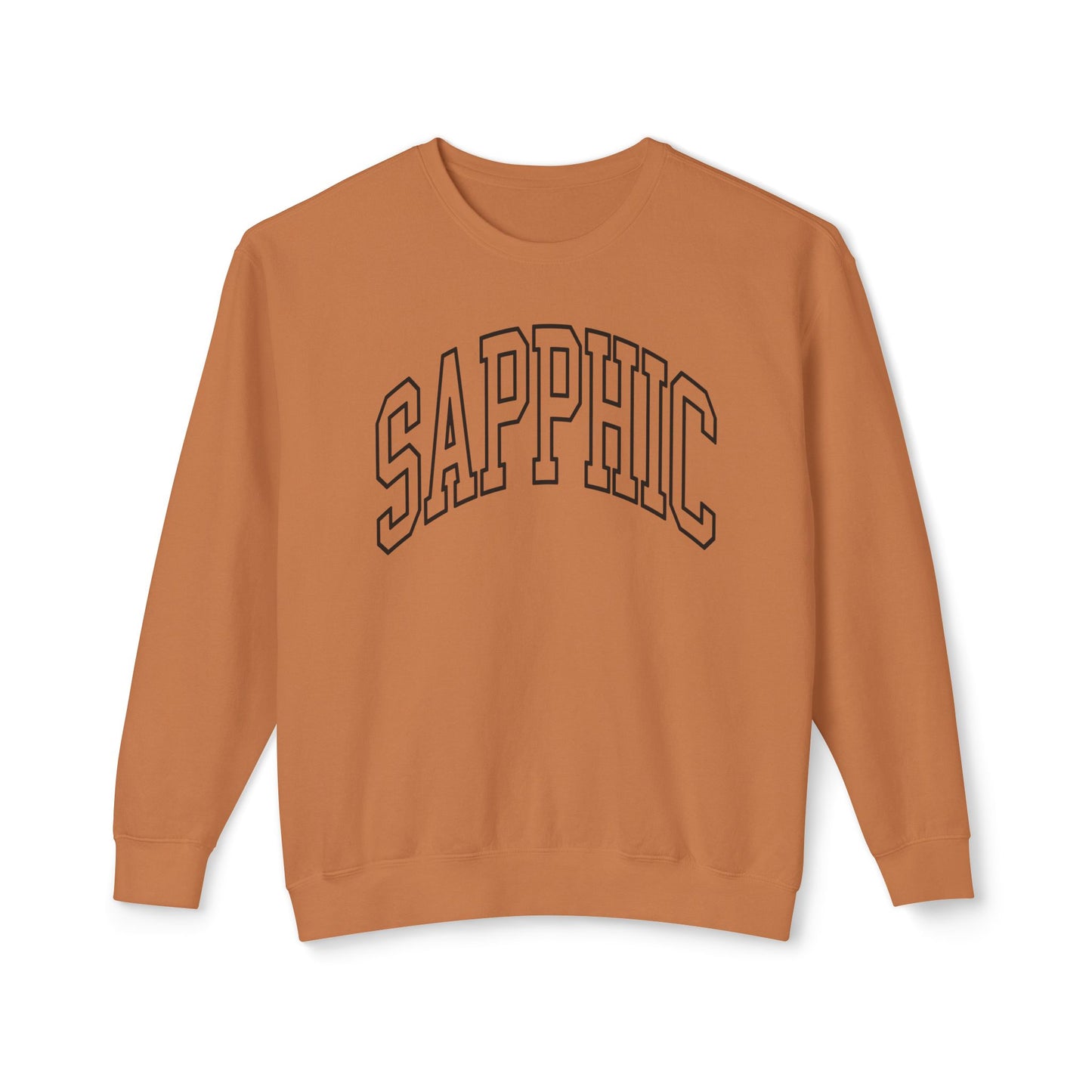 Sapphic Sweatshirt Comfy Unisex Lightweight Crewneck Sweater