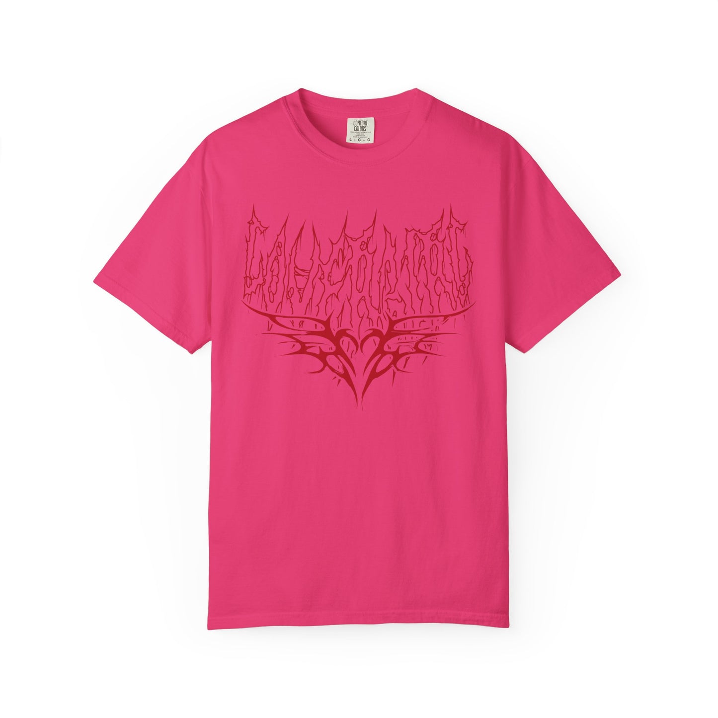 Lover Girl shirt Heart Metal Red Funny T-shirt for men or women
