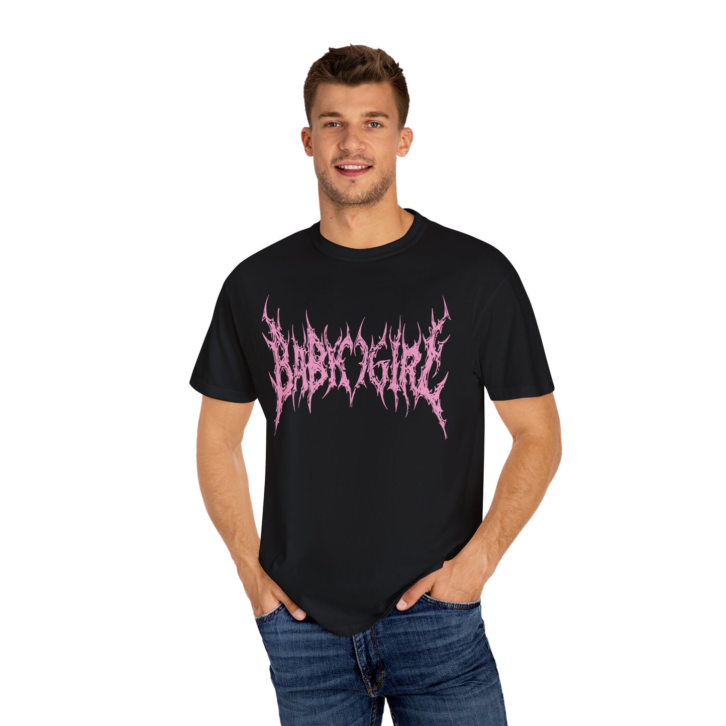 Baby Girl shirt Heart Metal Funny T-shirt for men or women