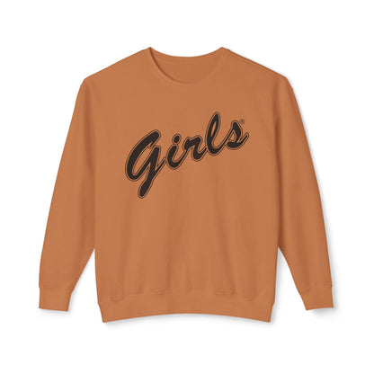 Girls Sweatshirt Comfy Unisex Lightweight Crewneck Sweater