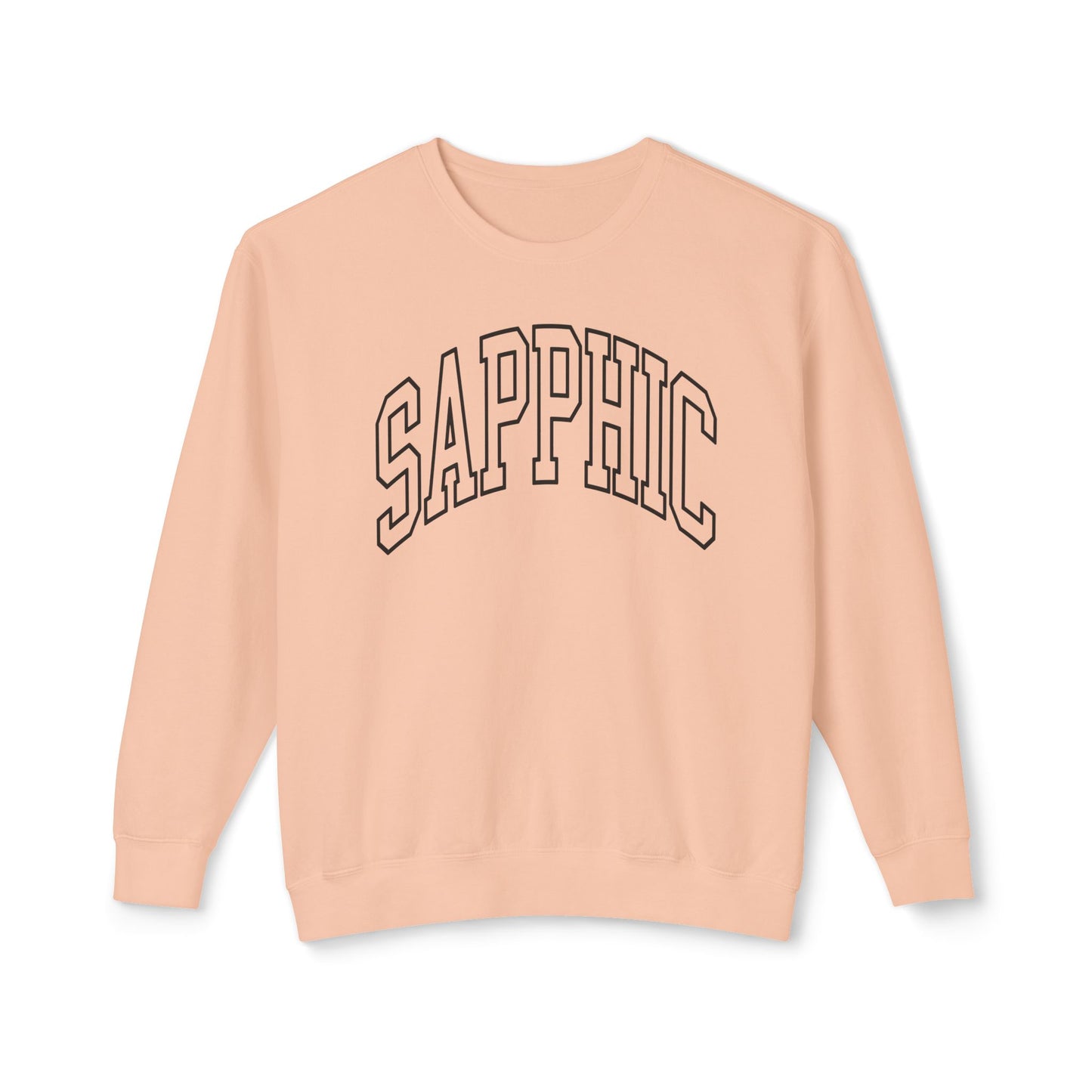 Sapphic Sweatshirt Comfy Unisex Lightweight Crewneck Sweater