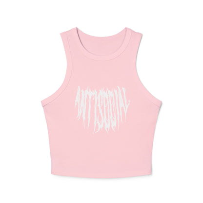 Anti Social Classic Women's Racer Tank Top