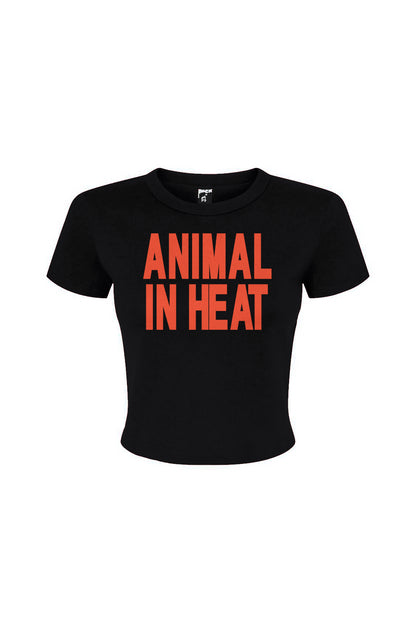 Animal in Heat Women's Micro Rib Baby Tee