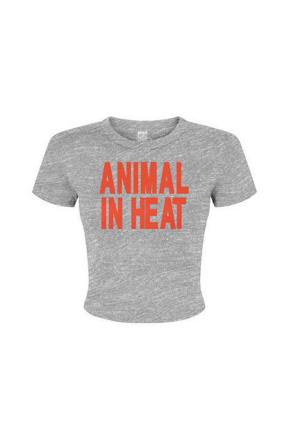 Animal in Heat Women's Micro Rib Baby Tee