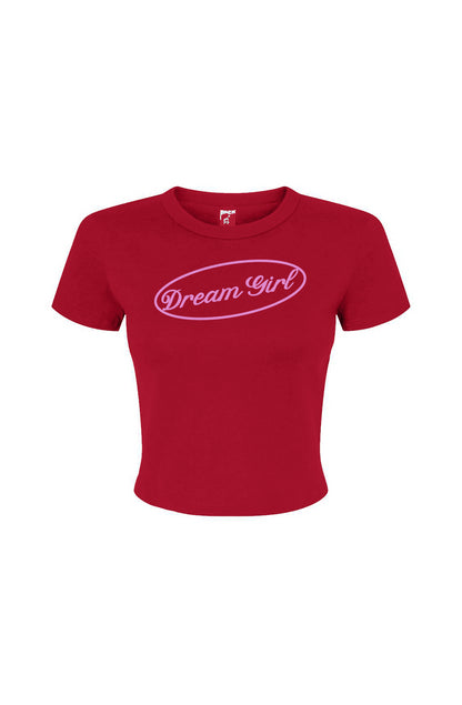 Dream girl pink Women's Micro Rib Baby Tee