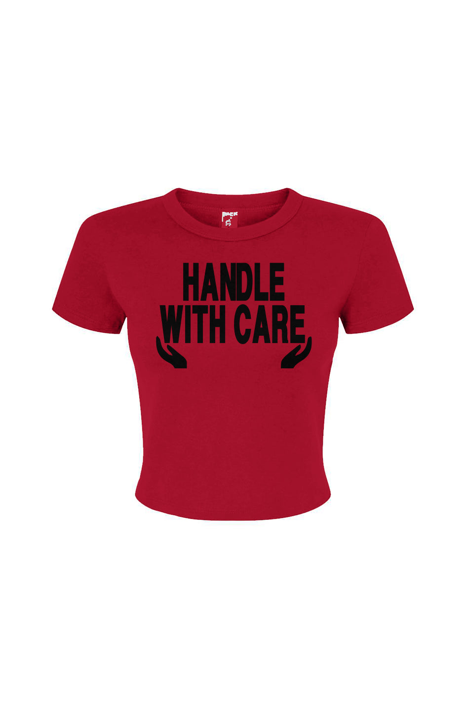 Handle with Care Women's Micro Rib Baby Tee