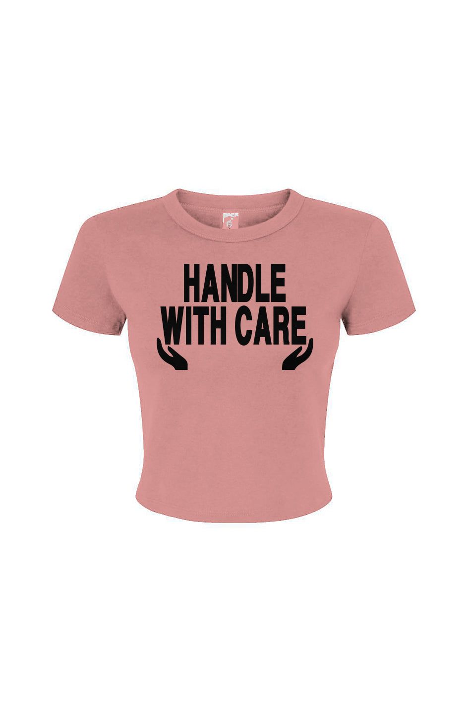 Handle with Care Women's Micro Rib Baby Tee