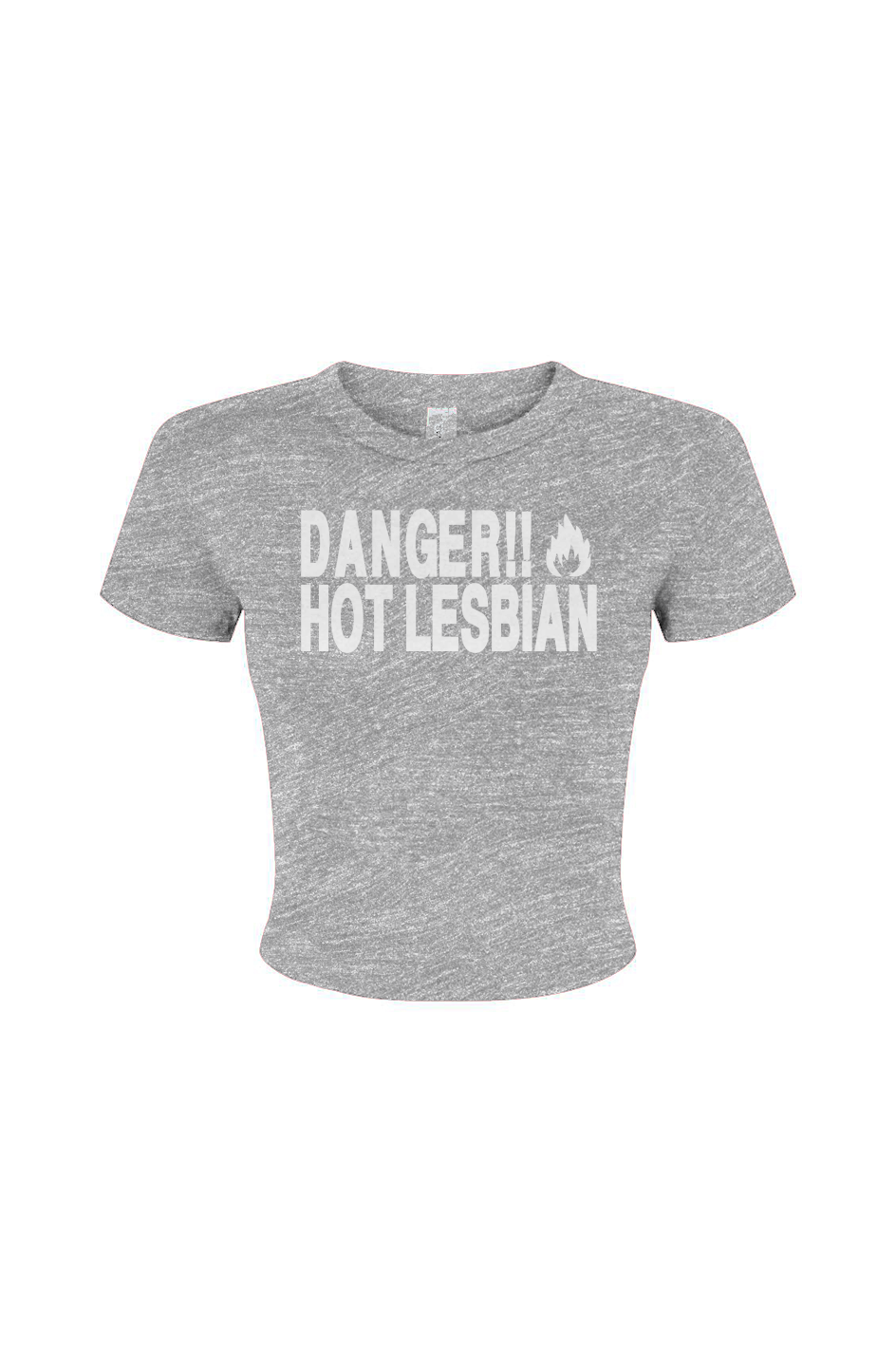 Danger Lesbian Women's Micro Rib Baby Tee