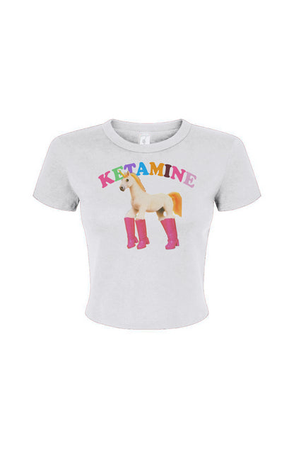 Pony in boots Women's Micro Rib Baby Tee