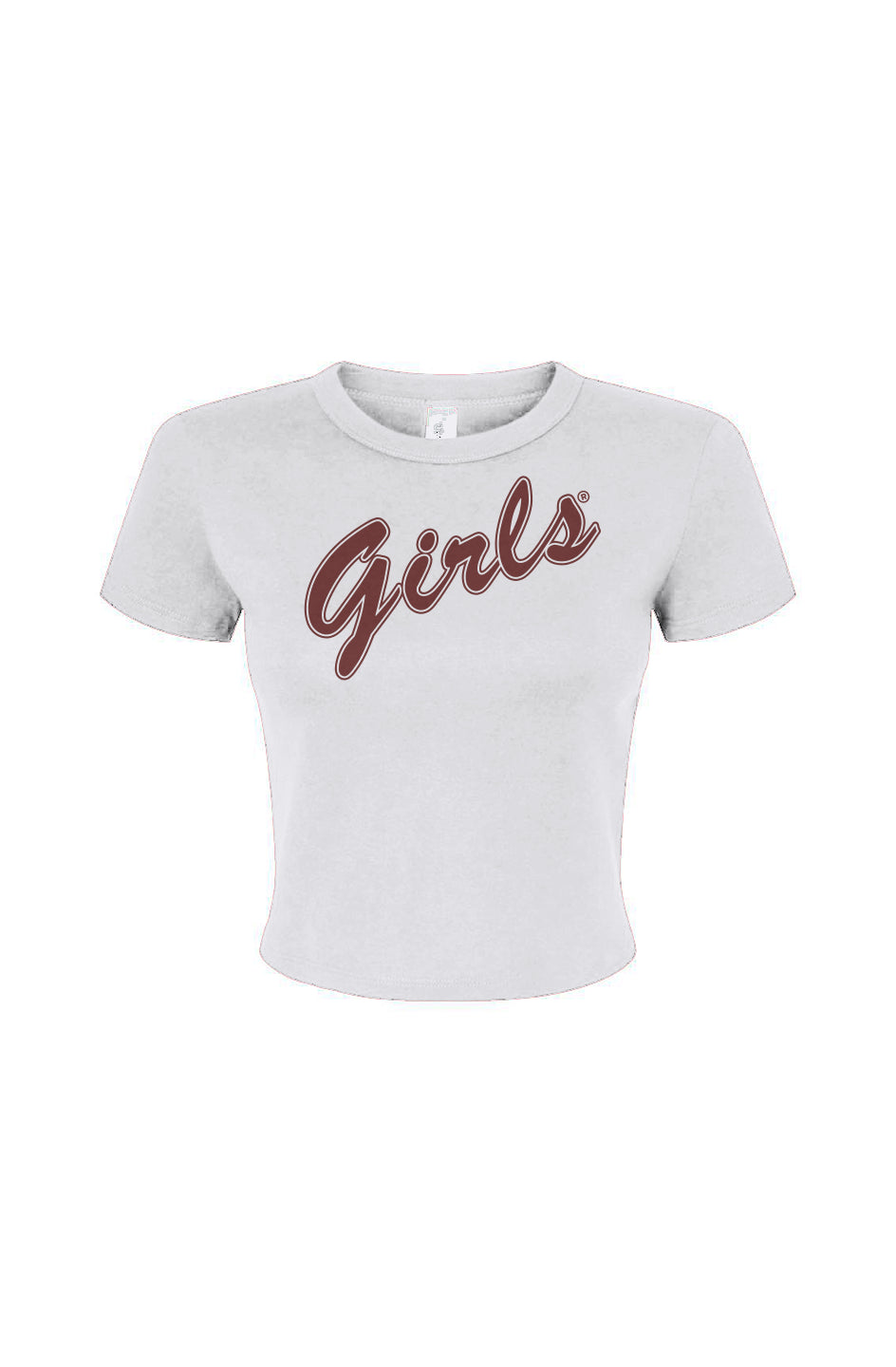 Girls Women's Micro Rib Baby Tee