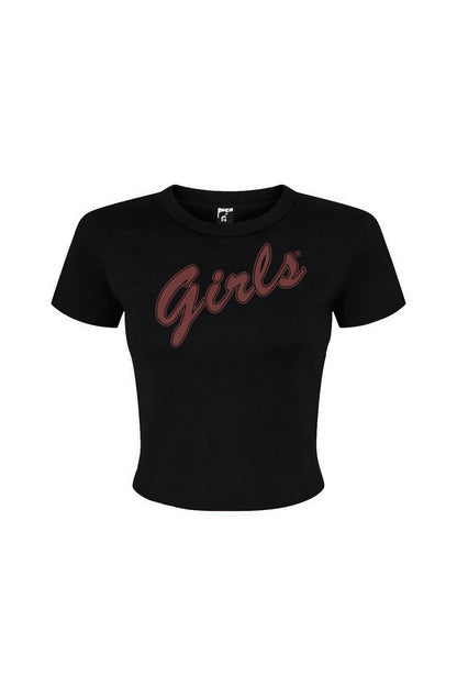 Girls Women's Micro Rib Baby Tee
