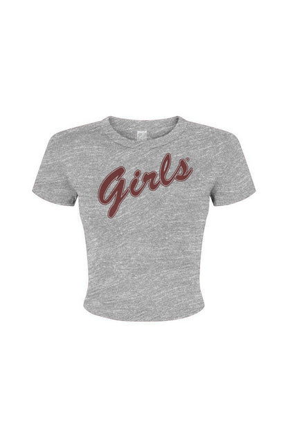 Girls Women's Micro Rib Baby Tee