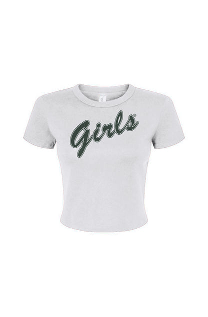 Girls in Green Women's Micro Rib Baby Tee