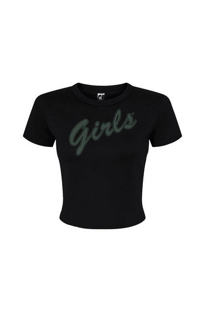 Girls in Green Women's Micro Rib Baby Tee