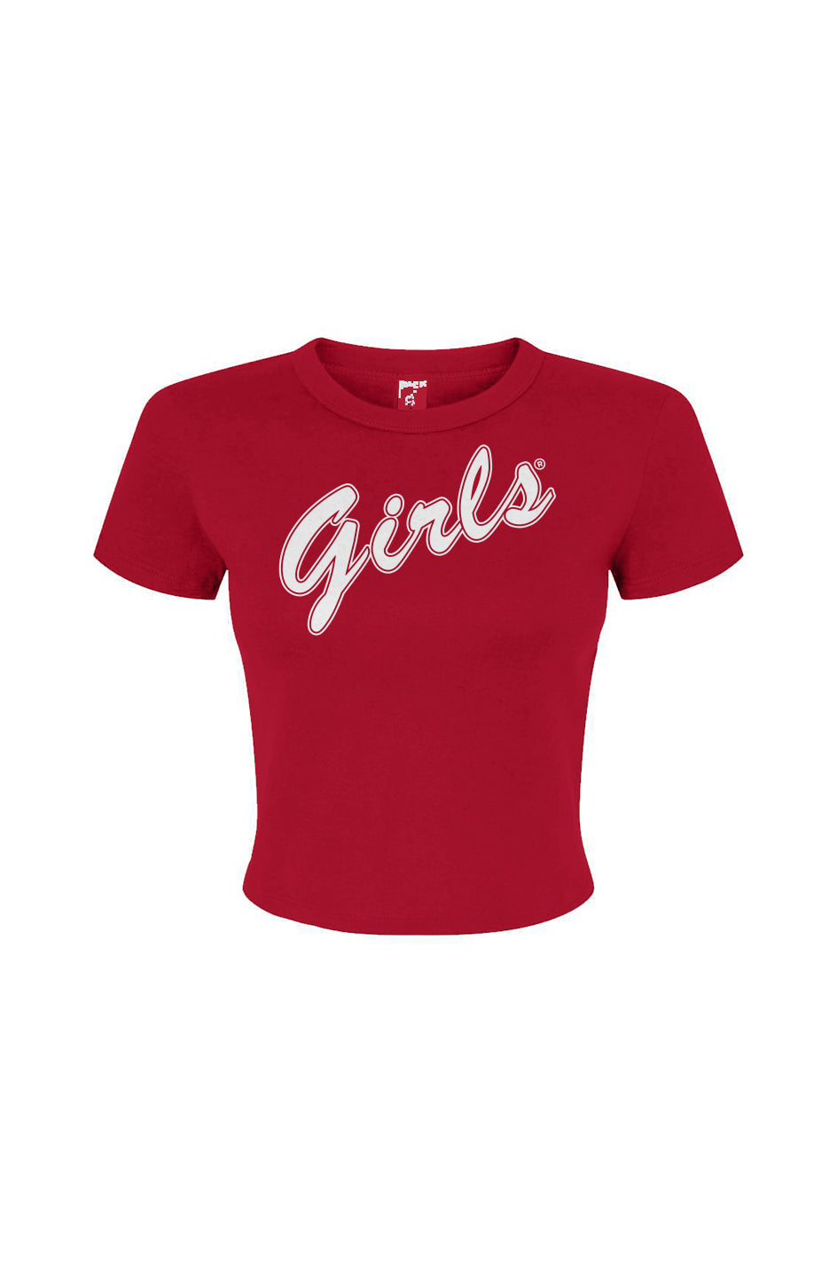 Girls in white Women's Micro Rib Baby Tee