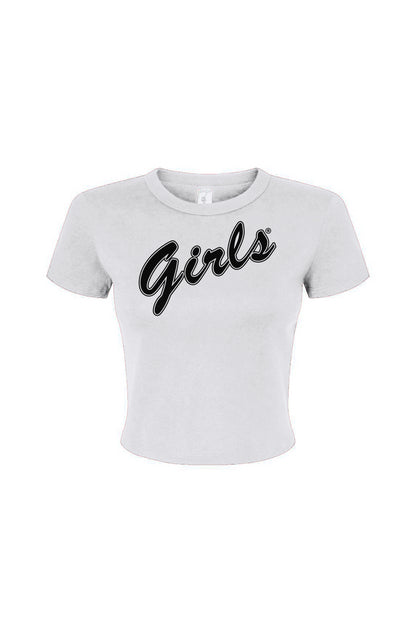 Girls in Black Women's Micro Rib Baby Tee