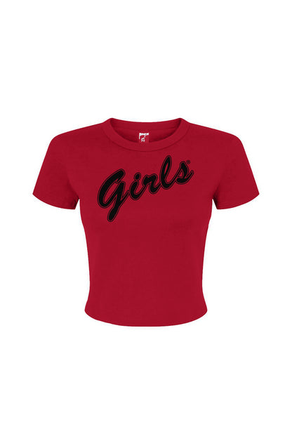 Girls in Black Women's Micro Rib Baby Tee