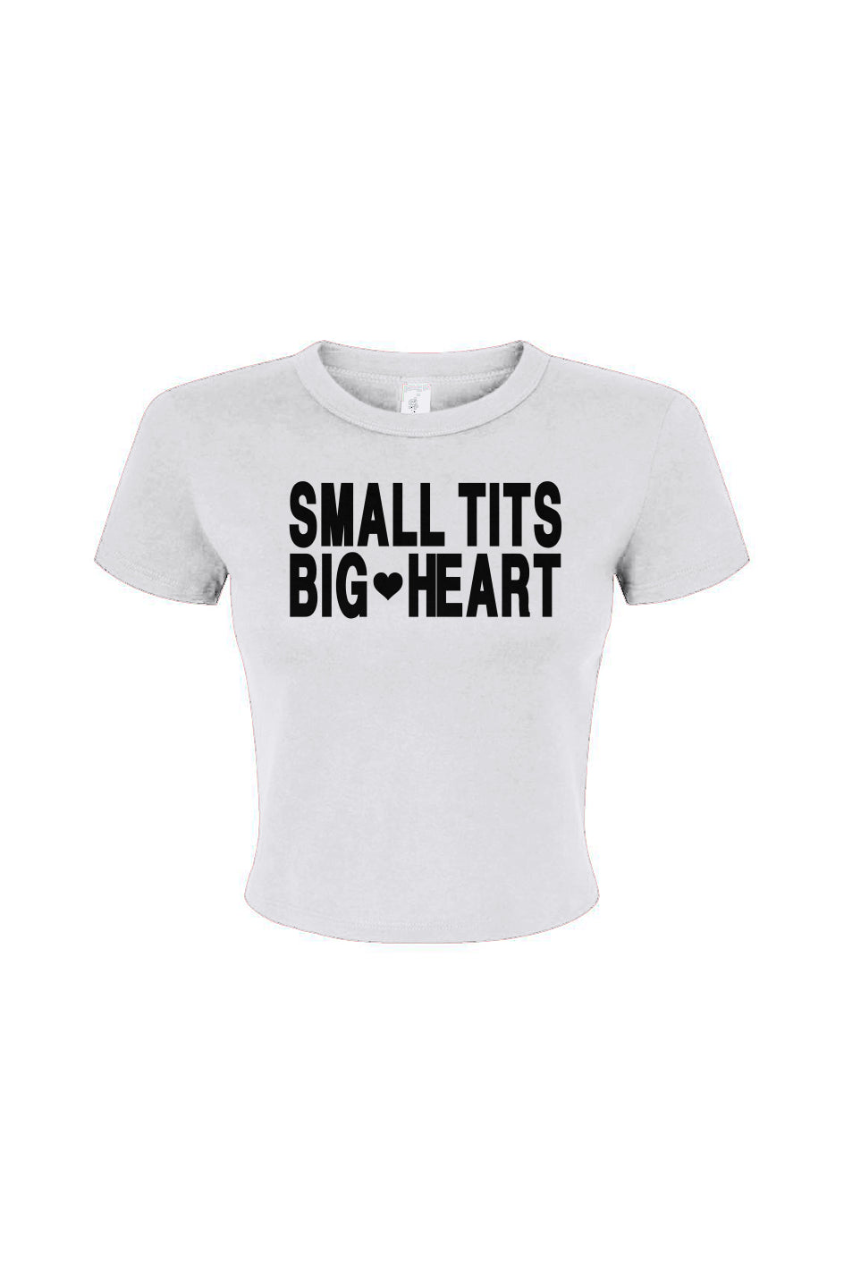 Small Big Heart Women's Micro Rib Baby Tee