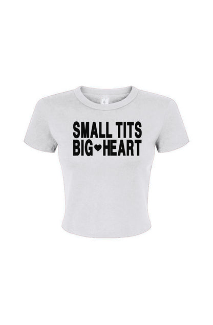 Small Big Heart Women's Micro Rib Baby Tee