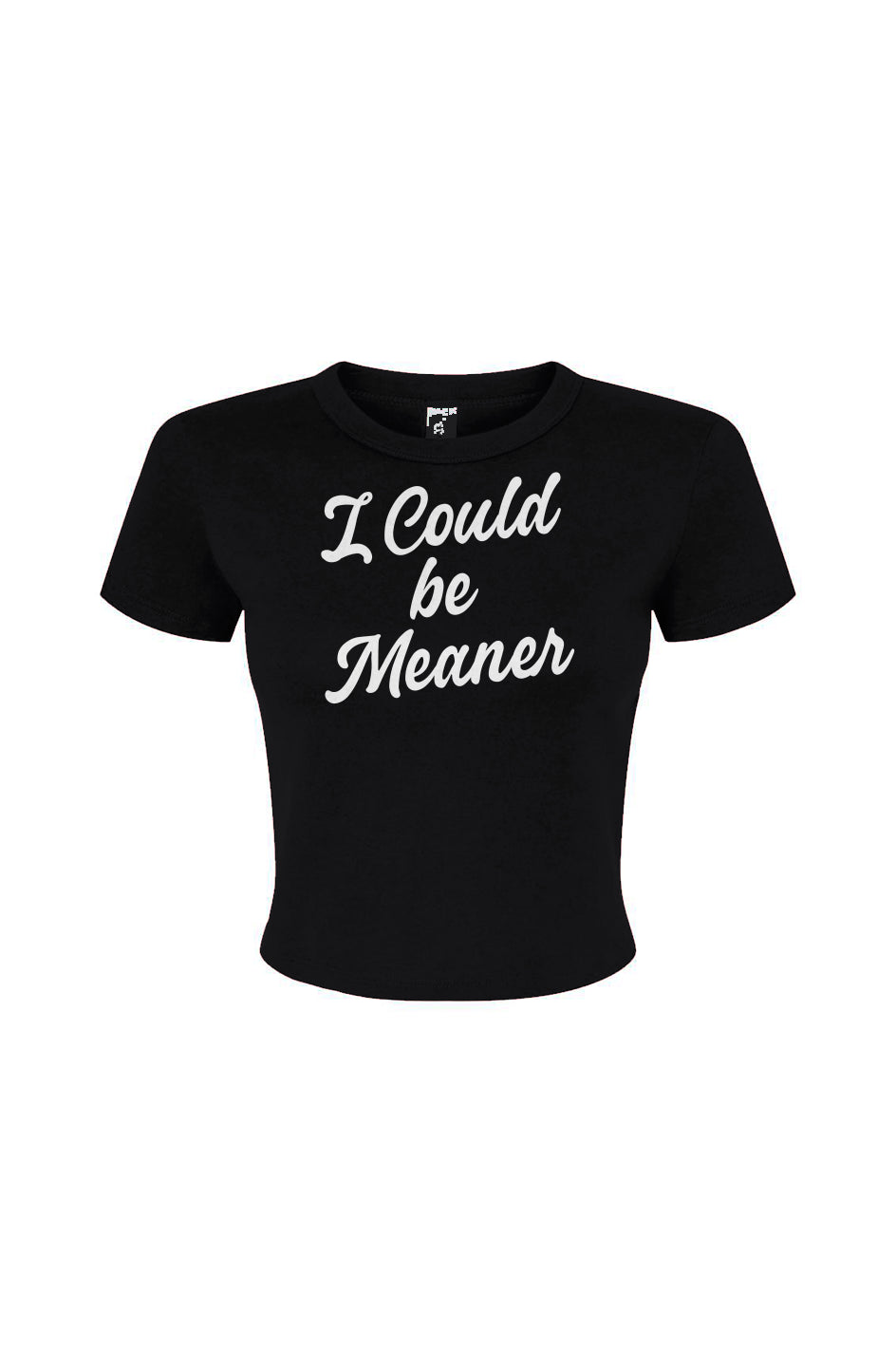 Could be Meaner Women's Micro Rib Baby Tee