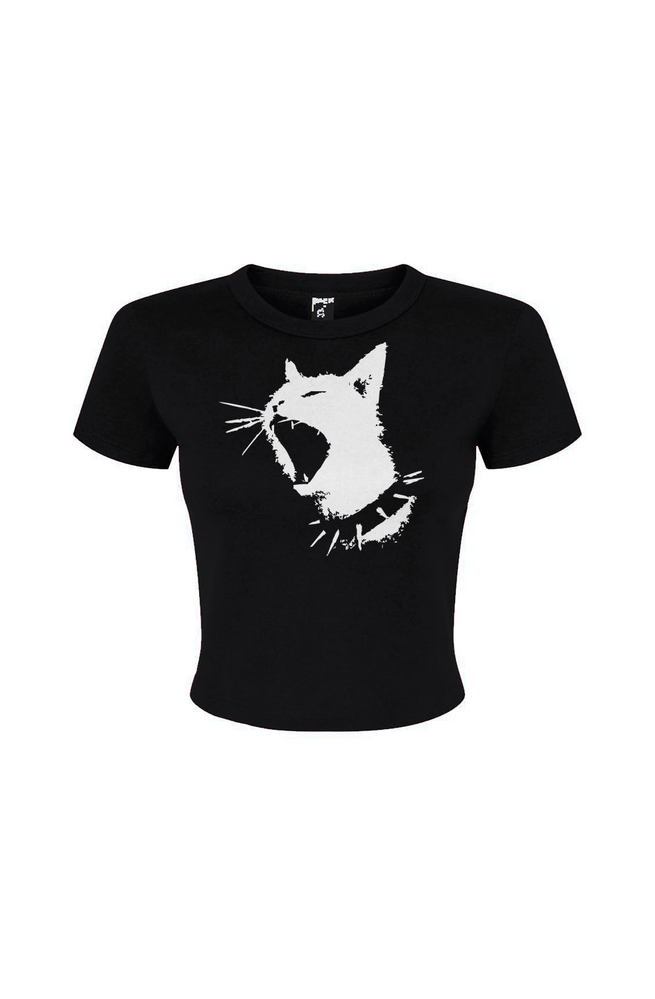 Punk Kitty Women's Micro Rib Baby Tee