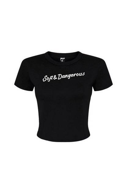 Soft and Dangerous Women's Micro Rib Baby Tee