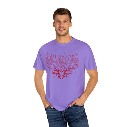 Lover Girl shirt Heart Metal Red Funny T-shirt for men or women