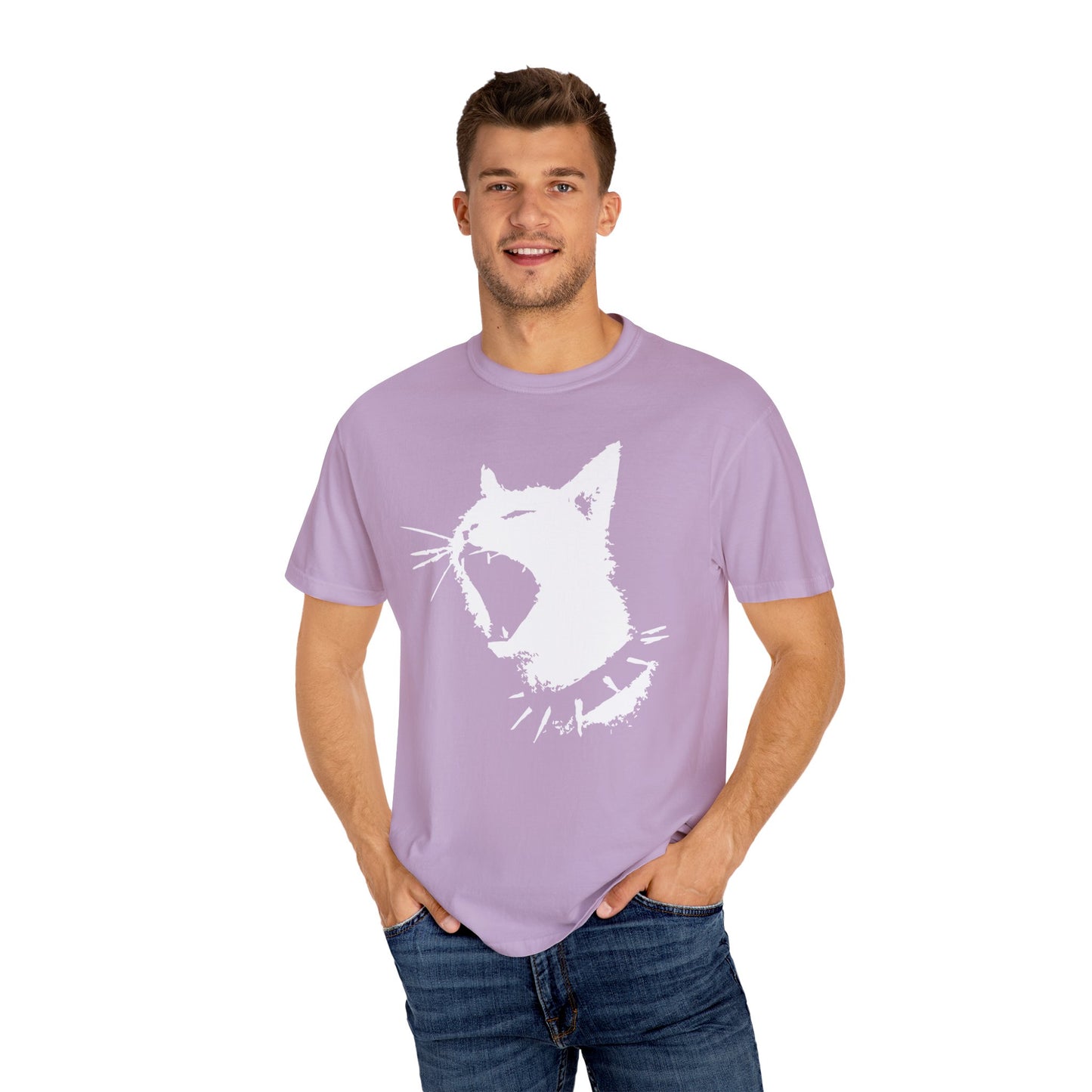 Punk Cat shirt Funny Gym T-shirt for men or women